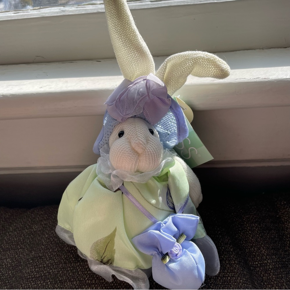Russ Berrie Stuffed Bunny Decoration